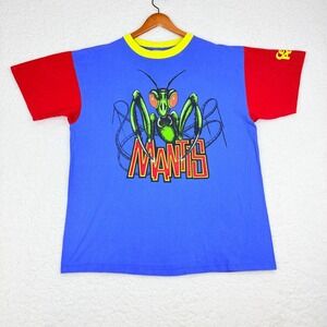 Cedar Point Mantis T Shirt XL Made USA Vintage 90s Roller Coaster